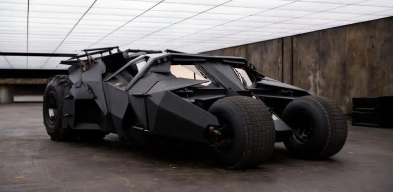 Batman’s car from Christopher Nolan’s trilogy will be available for purchase in real sizes