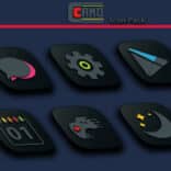 Camo Dark Icon Pack v1.5.6 APK (Full Version)