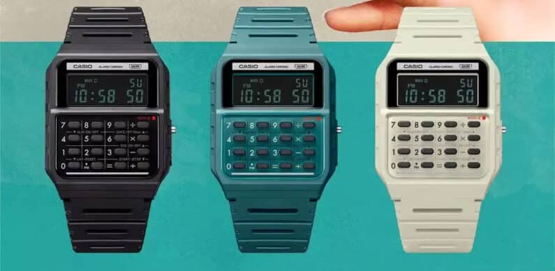 Casio has remade its famous calculator watch