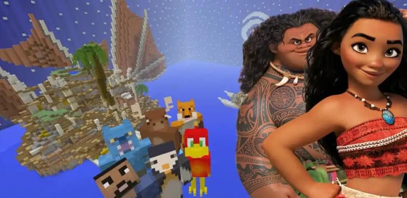 Minecraft has released an add-on dedicated to the upcoming Disney cartoon “Moana 2”