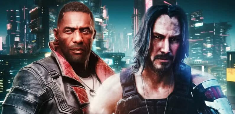 Actor Idris Elba has expressed interest in starring in the Cyberpunk 2077 film adaptation alongside Keanu Reeves