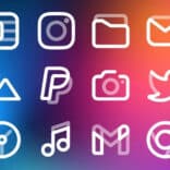 Aline White: linear icon pack v1.8.3 MOD APK (Full Version) Download