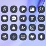 Glassify Dark Icon Pack v2.0 APK (Full Version)