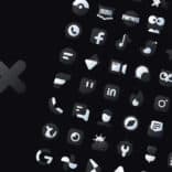 Black Icon Pack : LuX v4.1 APK (Full Version)