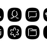 Blaux Black – Icon Pack v1.8.4 APK (Full Version)