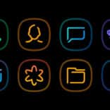 Horux Black – Icon Pack v8.2 APK (Full Version)