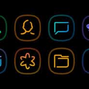 Horux Black – Icon Pack v8.1 APK (Full Version)