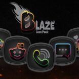 Blaze Dark Icon Pack APK v3.0.9 (Full Version)