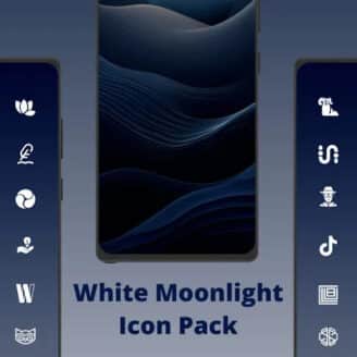 White Moonlight – Icon Pack v4.5 APK (Full Version)