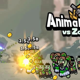 Animal Friends vs Zombies v1.1.2 MOD APK (Menu, Damage, Attack Speed, Gold, Gem)