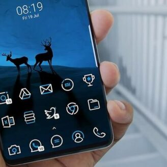 SkyLine Icon Pack: LineX Blue APK v6.4 (Full Version)