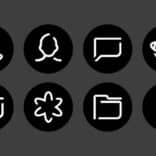 Blaux – Icon Pack (Round) v2.0.8 APK (Full Version)