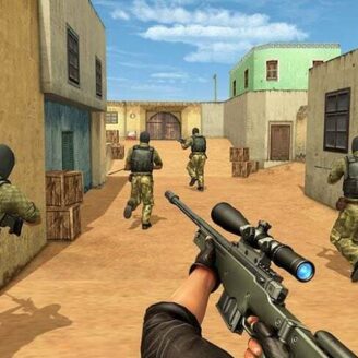 FPS Commando Shooting v13.4.0 MOD APK (One Hit/God Mode/Unlimited Money)