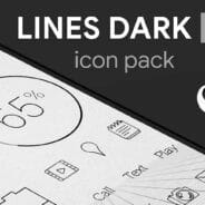 Lines Dark Pro – Icon Pack v3.6.7 APK (Full Version)