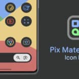 Pix Material Dark Icon Pack v7.6.Build APK (Full Version)