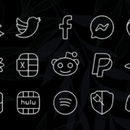 Vera Outline White Icon Pack APK v6.3.3 (Full Version)