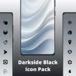 Dark Side Black Icon Pack v5.4 APK (Full Version)