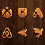 WoodRustic Icon Pack v1.7 APK (Full Version)
